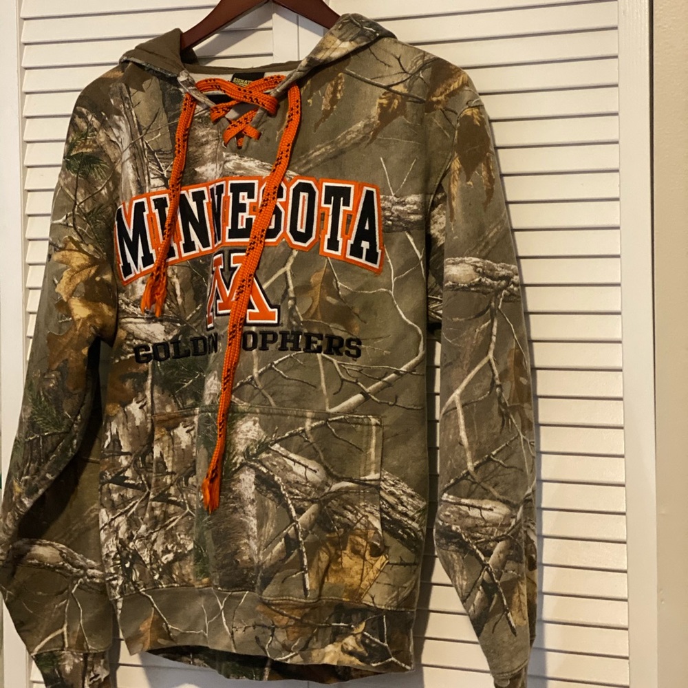 College Minnesota Golden Gophers camp Hoodie, size S